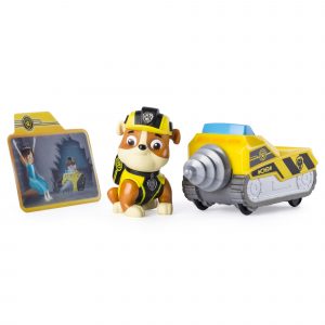 รถและตุ๊กตาของเล่น PAW PATROL VEHICLE WITH FIGURE ASST : RUBBLE'S