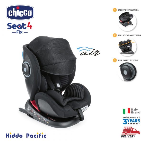 คาร์ซีทเด็กChicco-Seat4fix-Plus-Air-Black