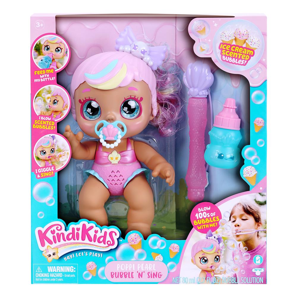 Kindi Kids ของเล่น ตุ๊กตา Poppi Pearl Bubble & Sing - Kiddo Pacific