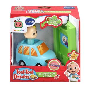 VTECH COCOMELON TOOT TOOT DRIVERS JJ FAMILY CAR AND TRACK 1