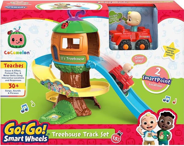 VTECH COCOMELON GO GO SMART WHEELS TREEHOUSE TRACK SET 1