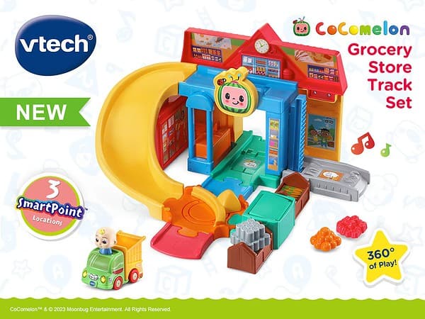 VTECH COCOMELON GO GO SMART WHEELS GROCERY STORE TRACK SET 11