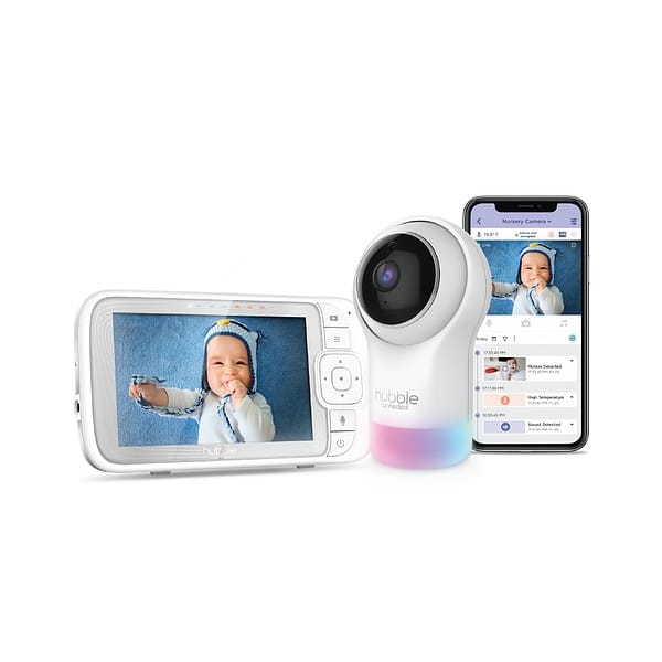 HUBBLE NURSERY PAL GLOW+ BABY MONITOR 10