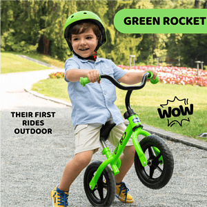 CHICCO BALANCE BIKE GREEN ROCKET 10