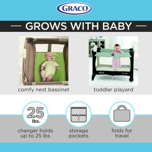 GRACO PACK AND PLAY CHANGE &CARRY-MANOR 9