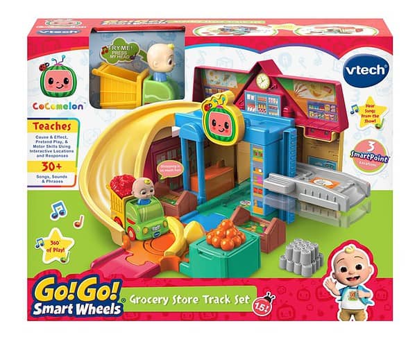 VTECH COCOMELON GO GO SMART WHEELS GROCERY STORE TRACK SET 1