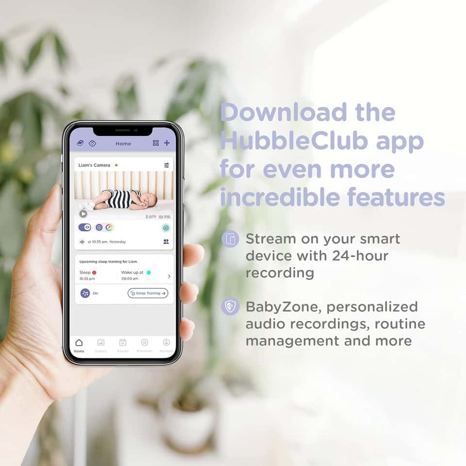 HUBBLE NURSERY PAL GLOW+ BABY MONITOR