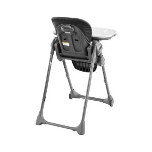 0049796612226CHICCO POLLY HIGHCHAIR BLACK-07-11