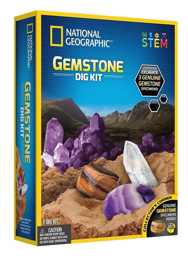 NG120029580000 NAT GEO MINI GEMSTONE DIG KIT 3