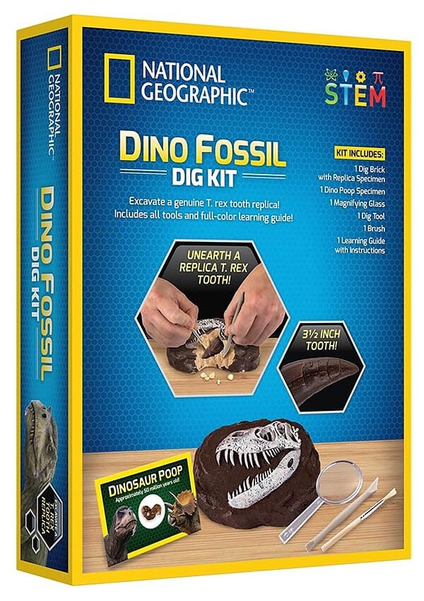 NG120029650000 NAT GEO DINO FOSSIL DIG KIT 6