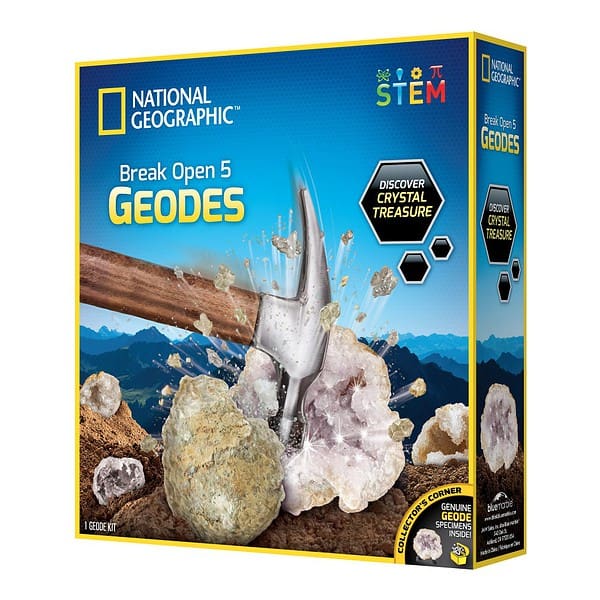 NG120620640000 NAT GEO 5 PC BREAK YOUR OWN GEODE KIT 4