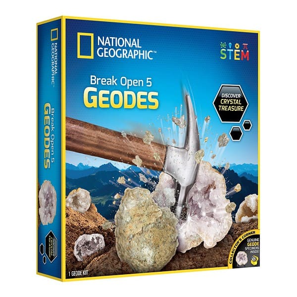 NG120620640000 NAT GEO 5 PC BREAK YOUR OWN GEODE KIT 3