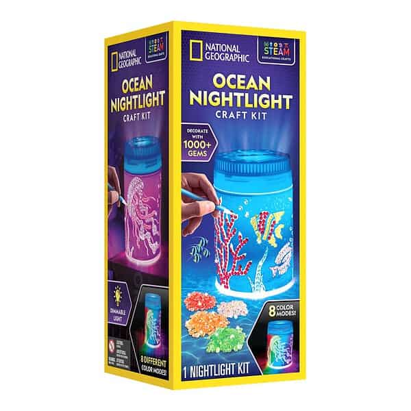 NG120623010000 NAT GEO OCEAN NIGHTLIGHT CRAFT KIT 6