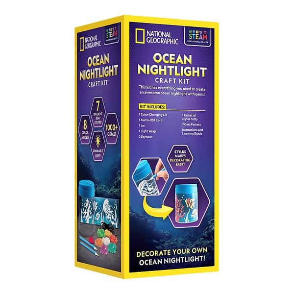 NG120623010000 NAT GEO OCEAN NIGHTLIGHT CRAFT KIT 1