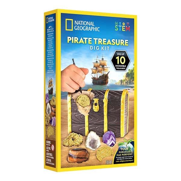 NG120623610000 NAT GEO PIRATE TREASURE DIG KIT 4