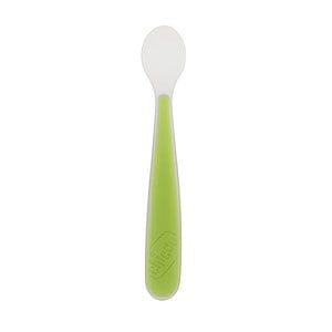 CH210068285100 CHICCO SOFT SILICONE SPOON 6M+ GREEN ITALY