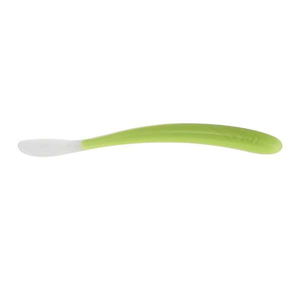 CH210068285100 CHICCO SOFT SILICONE SPOON 6M+ GREEN ITALY