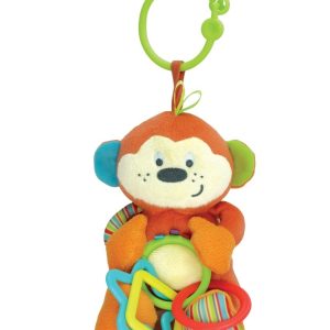 WF110001190000 Winfun Cheeky Chimp Rattle with Rings
