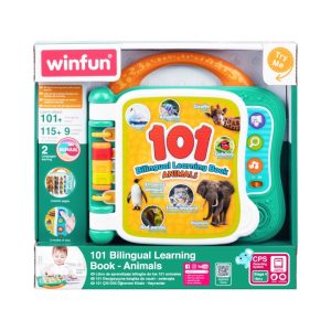 WF11024040 2000 Winfun 101 Bilingual Learning Book Animals