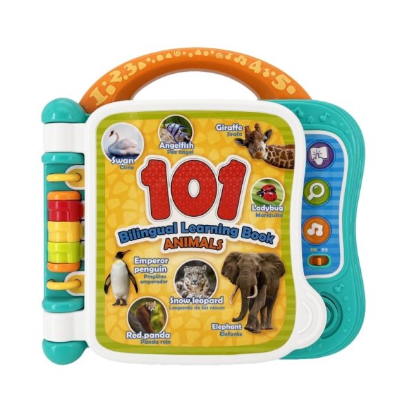 WF11024040 2000 Winfun 101 Bilingual Learning Book Animals