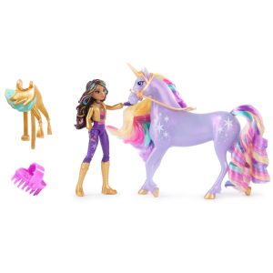 UC120201490070UNICORN ACADEMY SMALL DOLL AND UNICORN SET SOPHIA & WILDSTAR