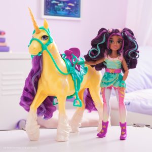 UC120201489500 UNICORN ACADEMY FASHION DOLL UNICORN LEAF