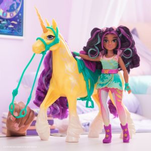 UC120201489500 UNICORN ACADEMY FASHION DOLL UNICORN LEAF