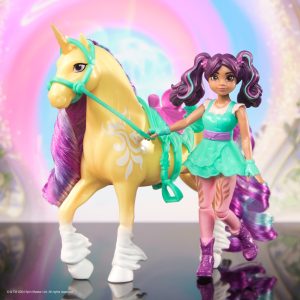 UC120201490040 UNICORN ACADEMY SMALL DOLL AND UNICORN SET AVA & LEAF