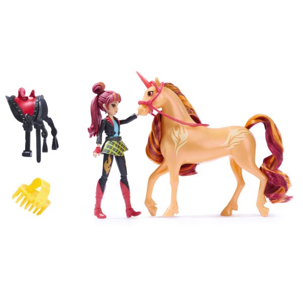 UC120201490080 UNICORN ACADEMY SMALL DOLL AND UNICORN SET VALENTINA & CINDER