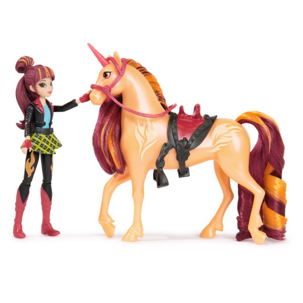 UC120201490080 UNICORN ACADEMY SMALL DOLL AND UNICORN SET VALENTINA & CINDER