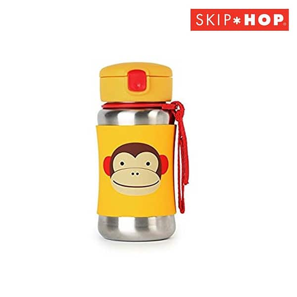 SH210252512000 Skip Hop Zoo Stainless Steel Straw Bottle Monkey (1)