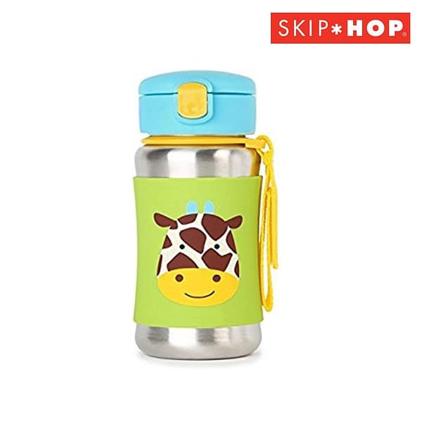 SH210252516000 Skip Hop Zoo Stainless Steel Straw Bottle Giraffe (1)